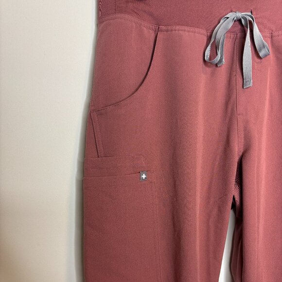 FIGS Women's Kade Cargo Scrub Pants Mauve Pink - Small - Picture 4 of 6